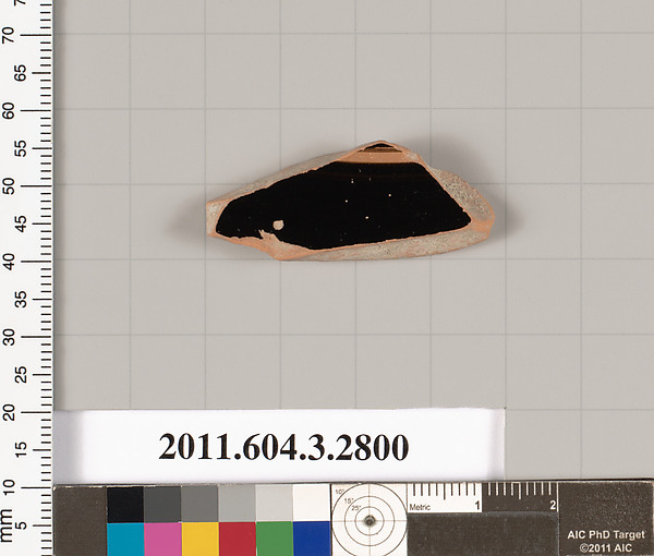 Terracotta fragment of a plate?
