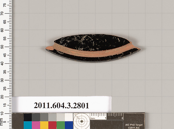 Terracotta fragment of a plate?