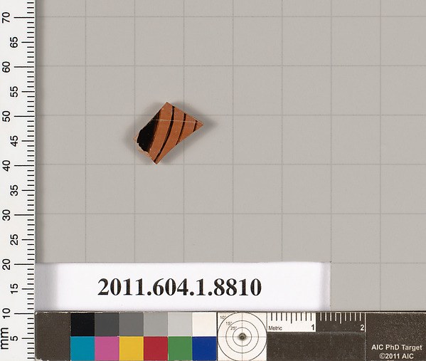Terracotta fragment of a kylix (drinking cup)