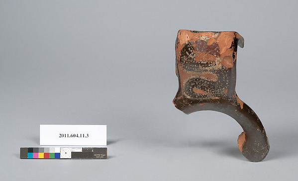 Terracotta fragment of a krater (bowl for mixing wine and water)