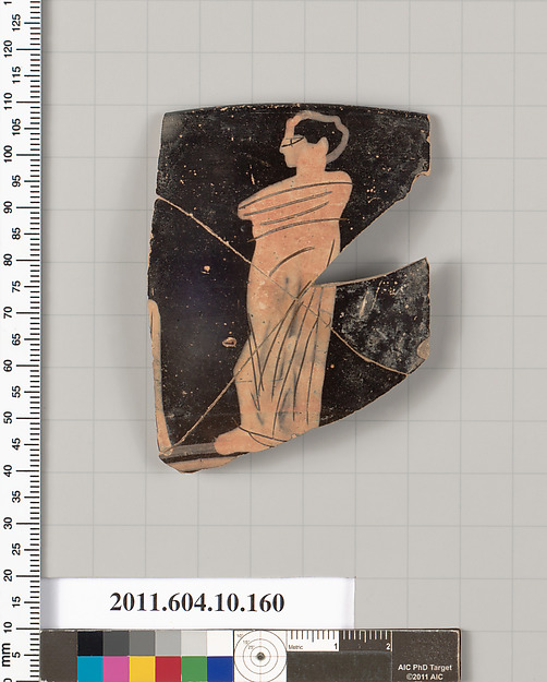 Terracotta fragment of a skyphos (deep drinking cup)
