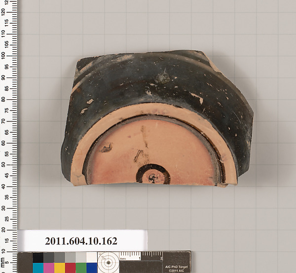 Terracotta fragment of a skyphos (deep drinking cup)