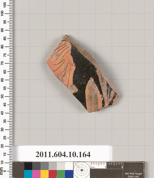 Terracotta fragment of a skyphos (deep drinking cup)