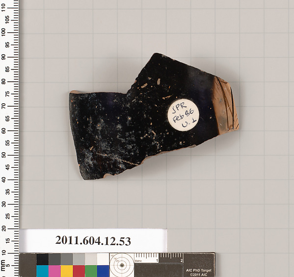 Terracotta fragment of a squat lekythos (oil flask)?
