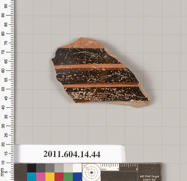 Terracotta fragment from a closed shape
