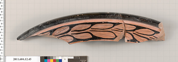 Terracotta fragment of a bell-krater (deep bowl)