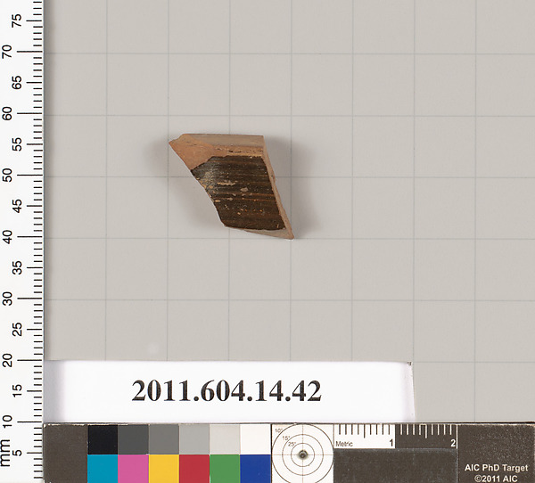 Terracotta fragment of an open shape