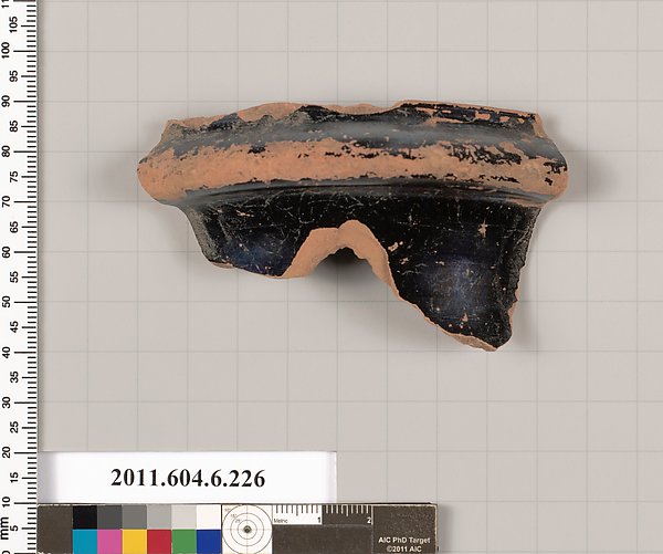 Terracotta fragment of a pyxis (box) ?