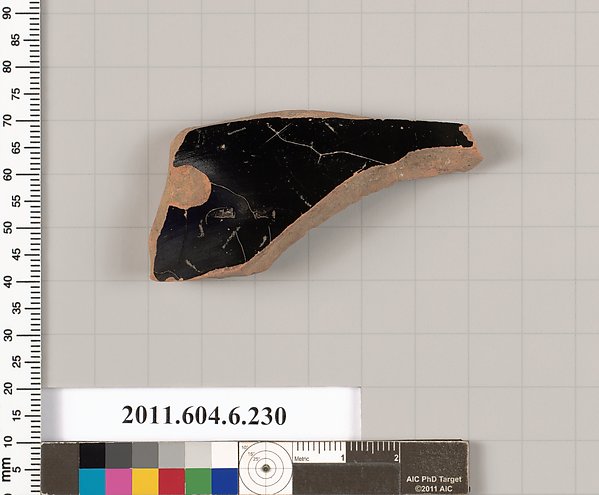 Terracotta fragment of a pyxis (box) ?