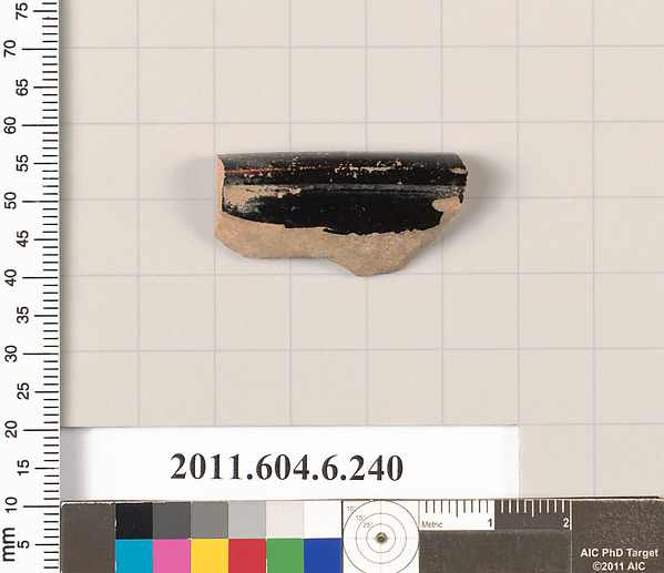 Terracotta fragment of a bowl