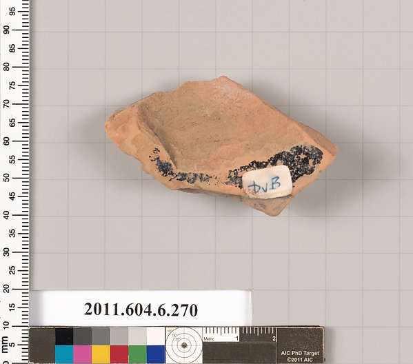 Terracotta fragment of an undetermined shape