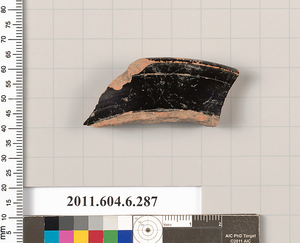 Terracotta rim fragment of a kalathos?