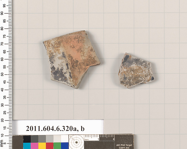 Terracotta fragments of undetermined shapes