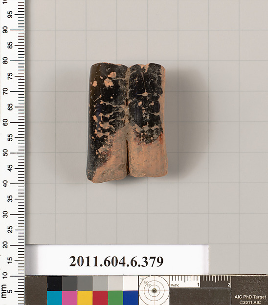Terracotta fragment of an undetermined shape