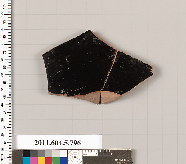 Terracotta fragment of a kylix (drinking cup)