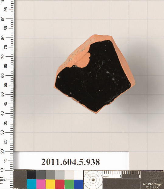 Terracotta fragment of a kylix (drinking cup)