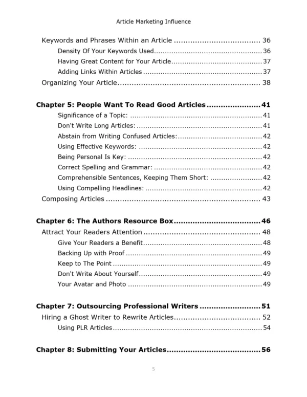Article Marketing Influence 05
