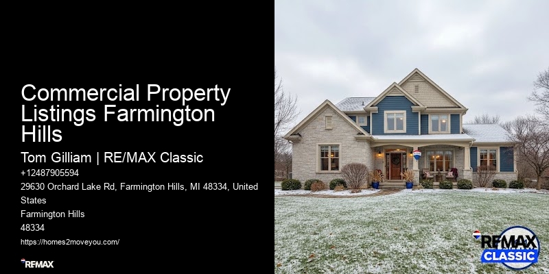Commercial Property Listings Farmington Hills