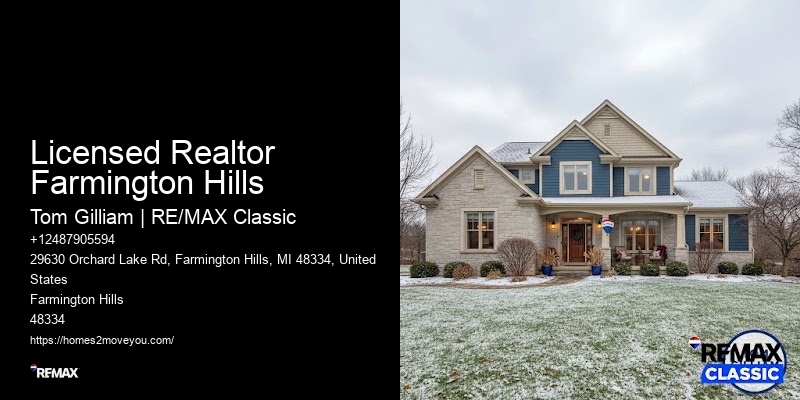 Licensed Realtor Farmington Hills