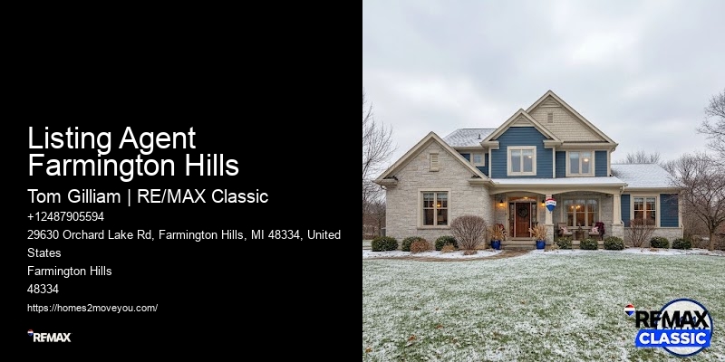 Listing Agent Farmington Hills