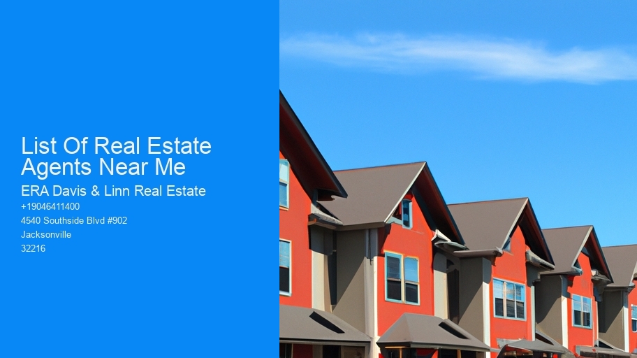 List Of Real Estate Agents Near Me