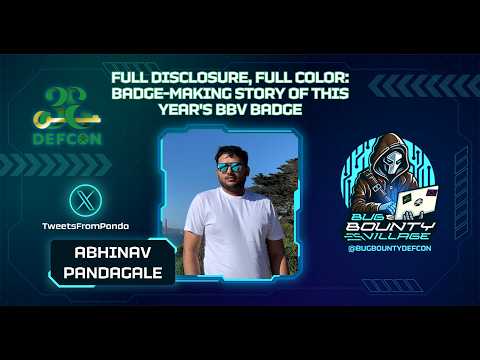 Full Disclosure, Full Colour: Story of This Years BBV Badge by Abhinav Pandagale | BBV, DEF CON 33