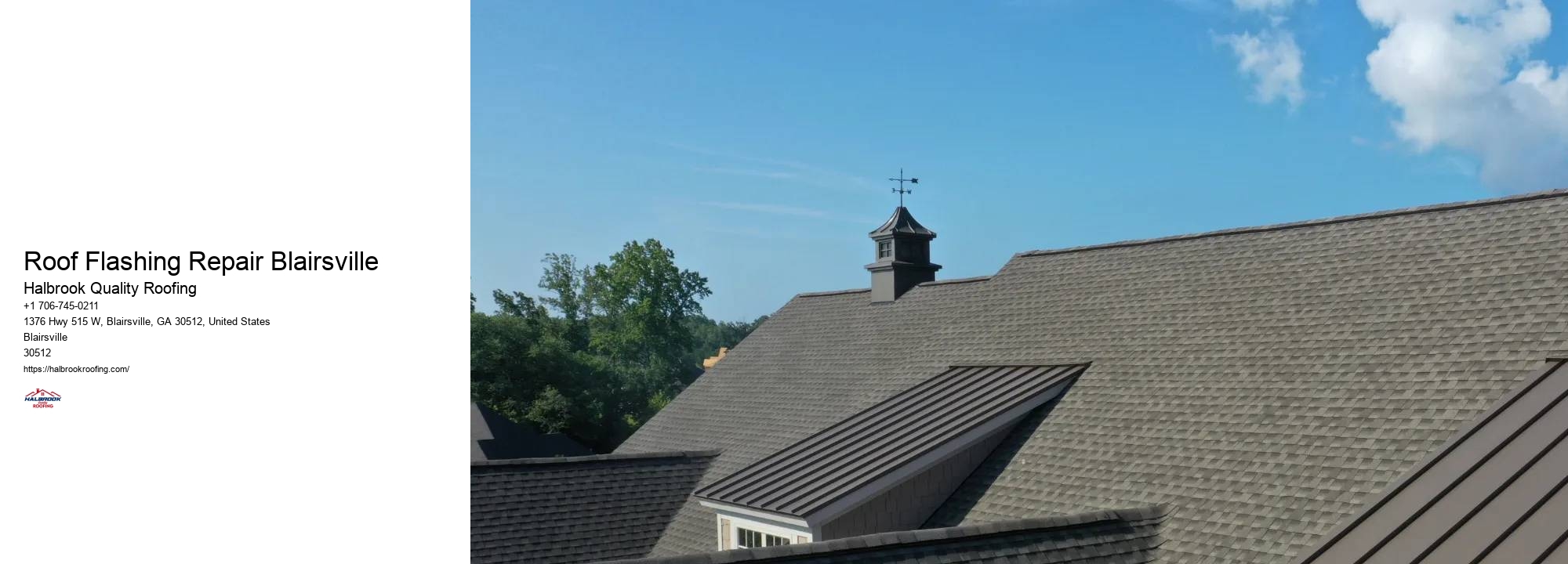 Roof Flashing Repair Blairsville