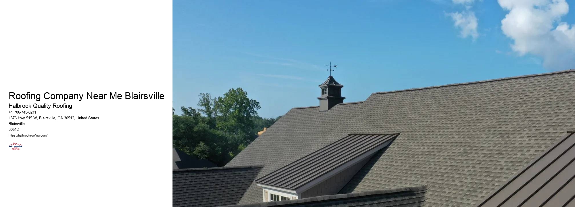 Roofing Company Near Me Blairsville