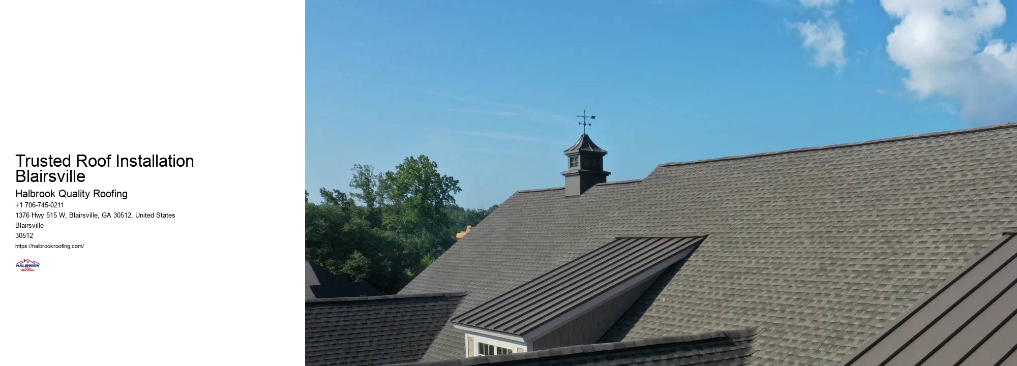 Trusted Roof Installation Blairsville