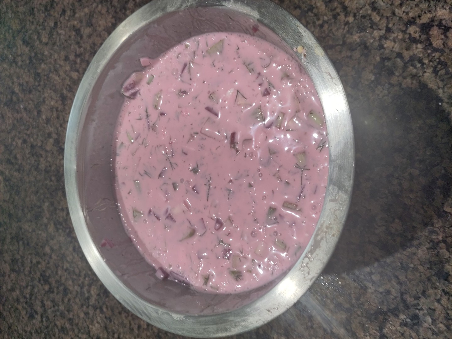 Lithuanian Cold Beet Soup
