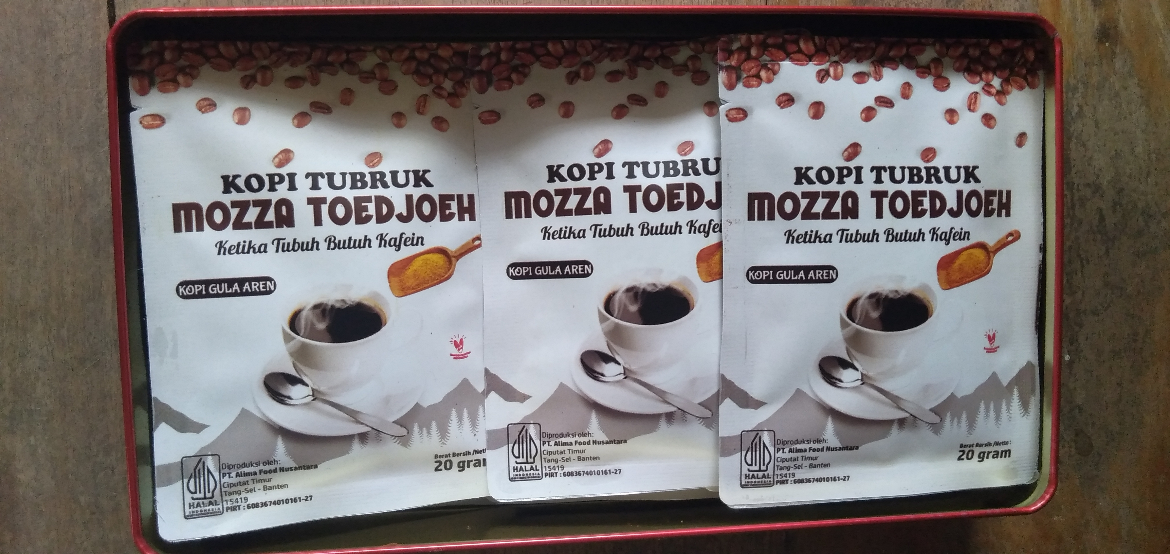 Kopi Tubruk MOZZA 7  Robusta Temanggung 