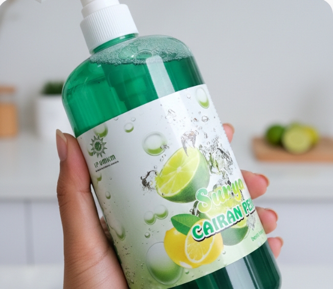 Sabun Surya Clean Botol Pump 500ml