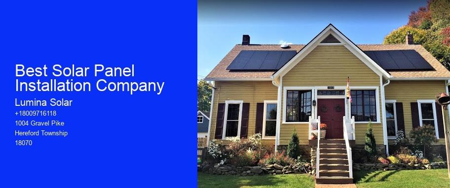 Best Solar Panel Installation Company