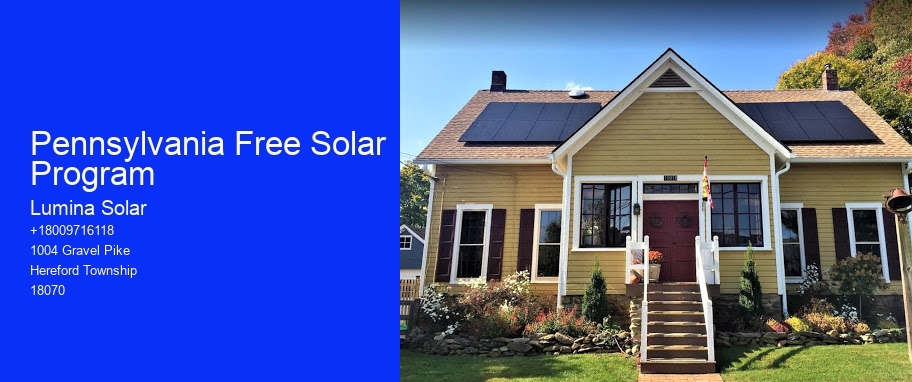 Pennsylvania Free Solar Program