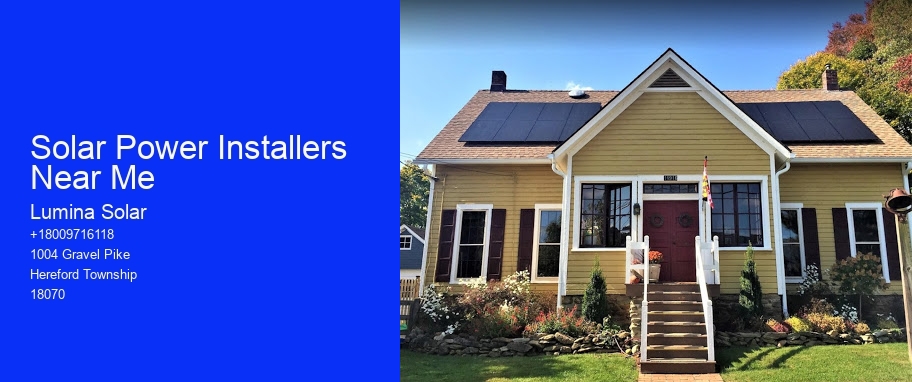Solar Power Installers Near Me