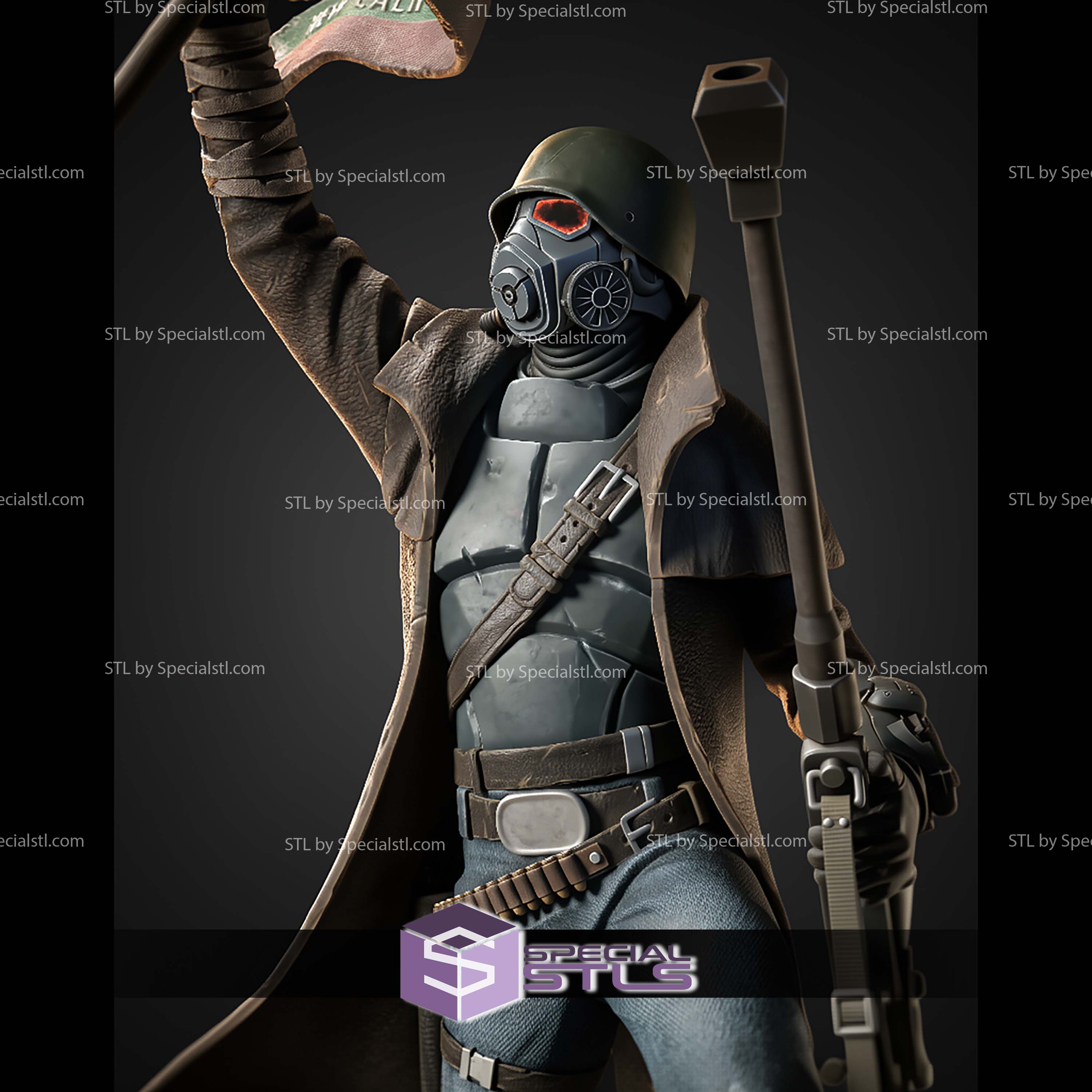 NCR Ranger Fallout Revolution 259mm STL Files