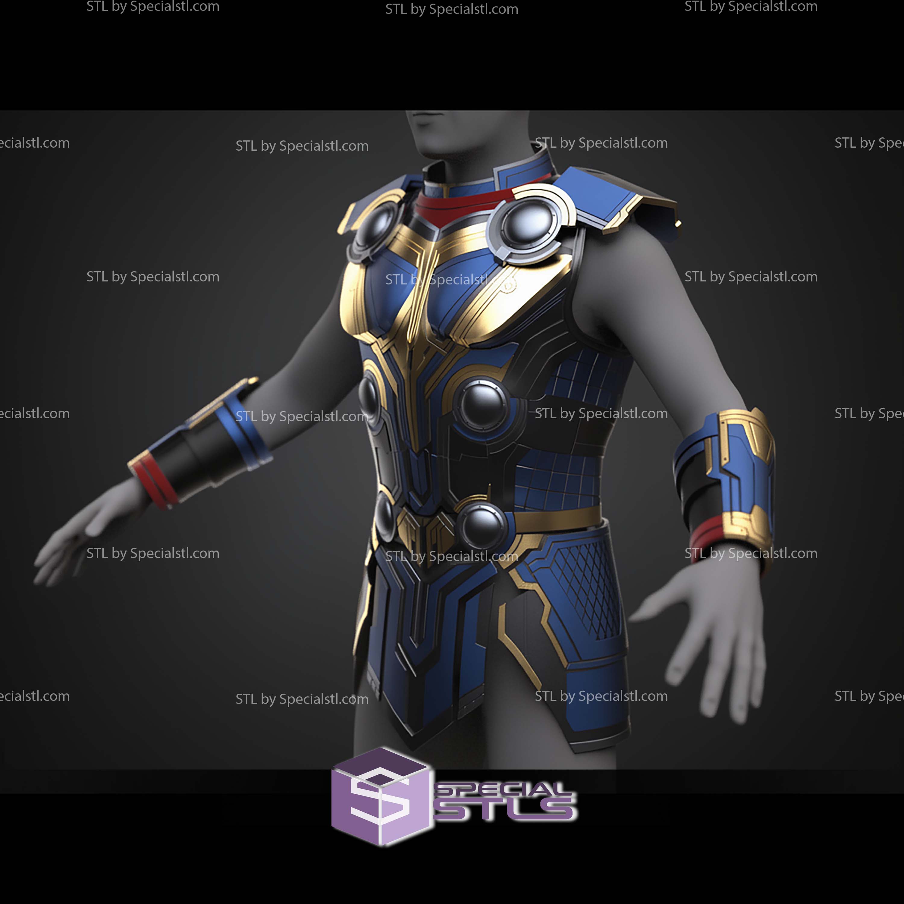 Cosplay STL Files Thor Love and Thunder Armor V2