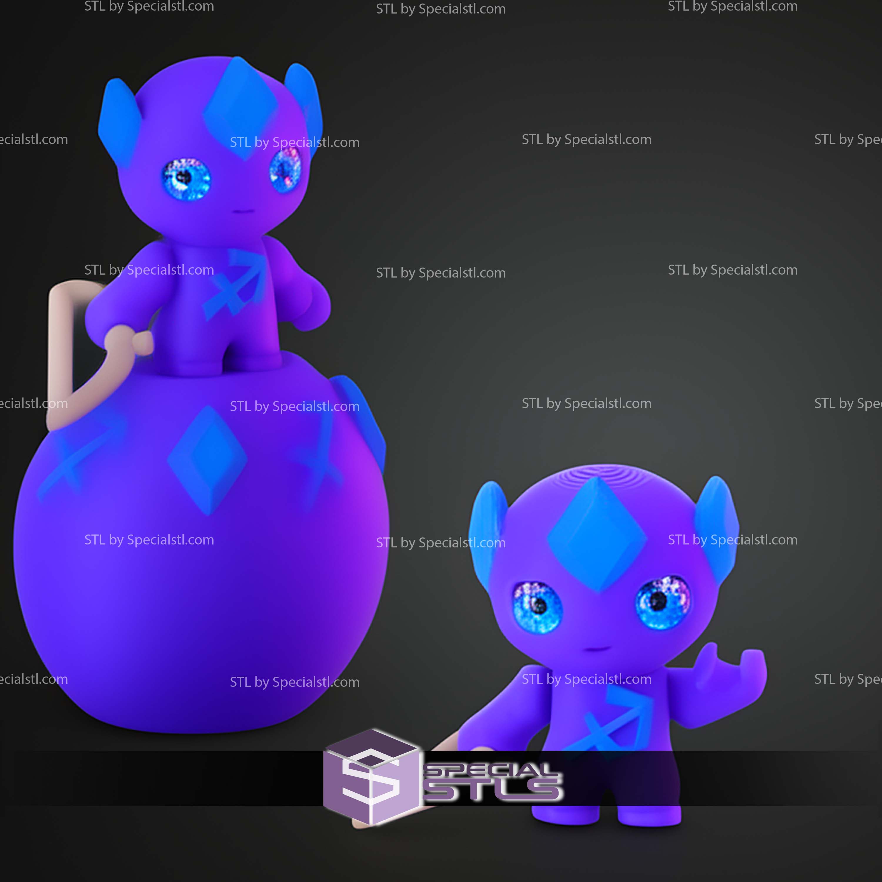 Super Basic STL Zodiac Imps Sagittarius