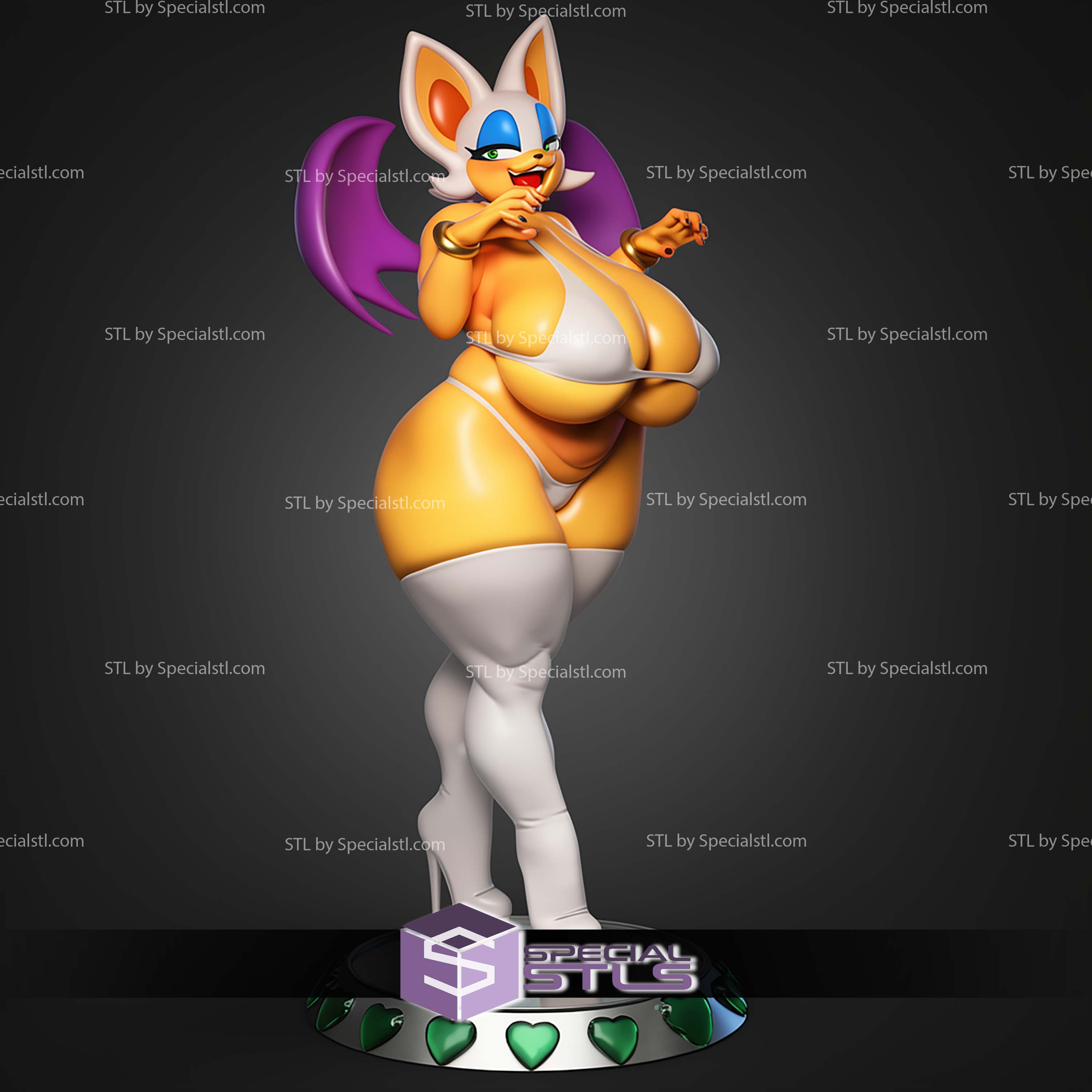 Rouge The Bat 1 6 STL Files