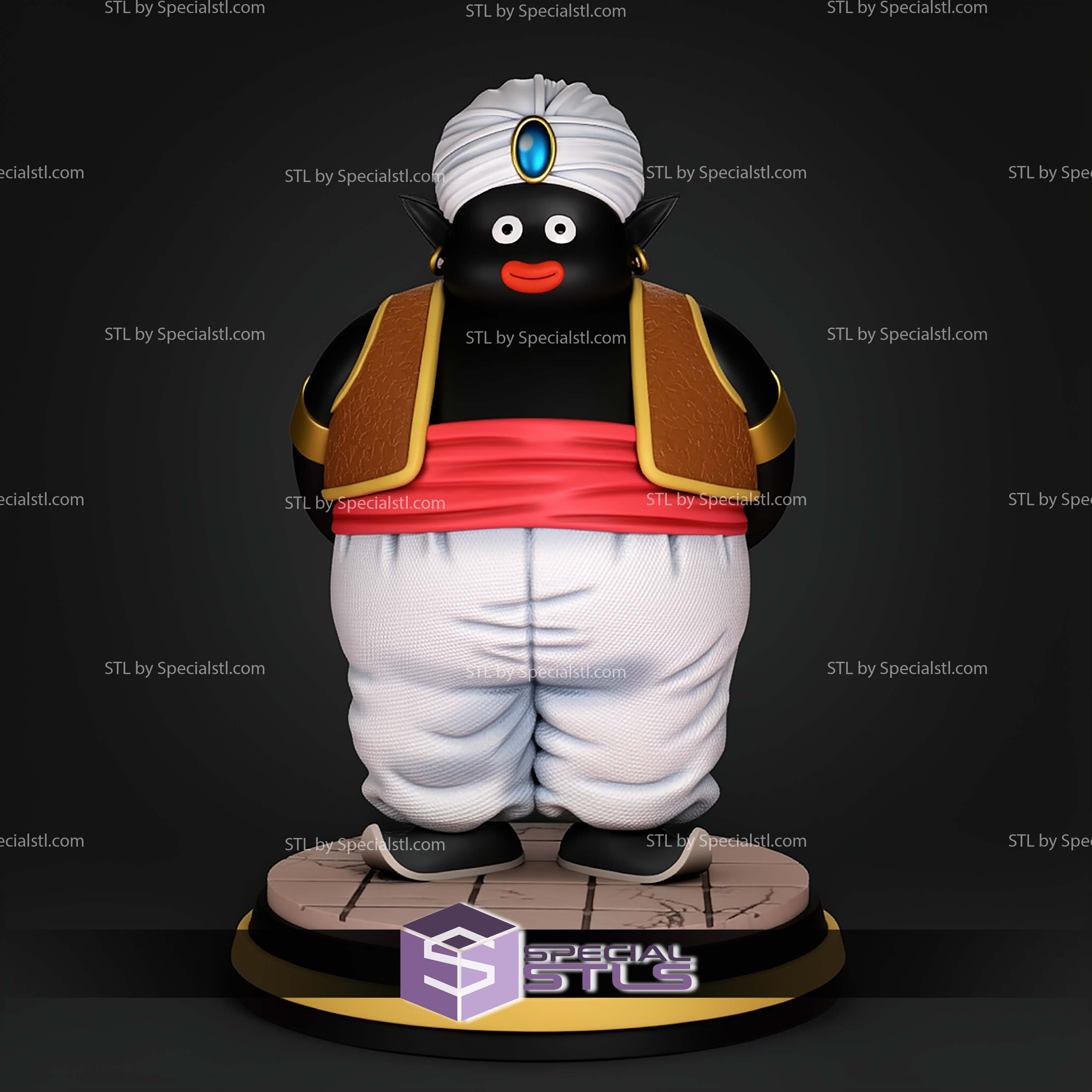 Mr Popo Dragonball 174mm STL Files