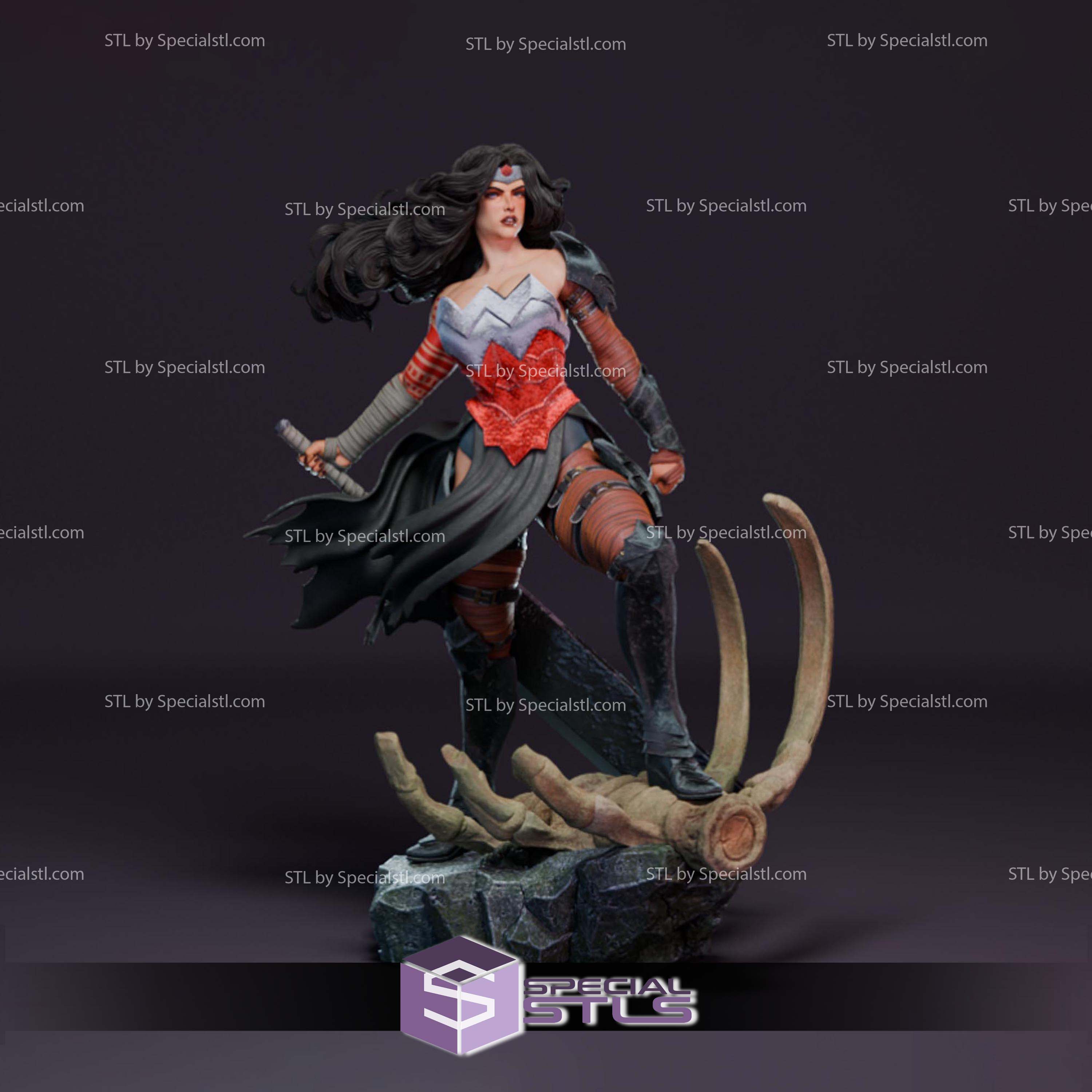 Wonder Woman Absolute 1-6 STL Files