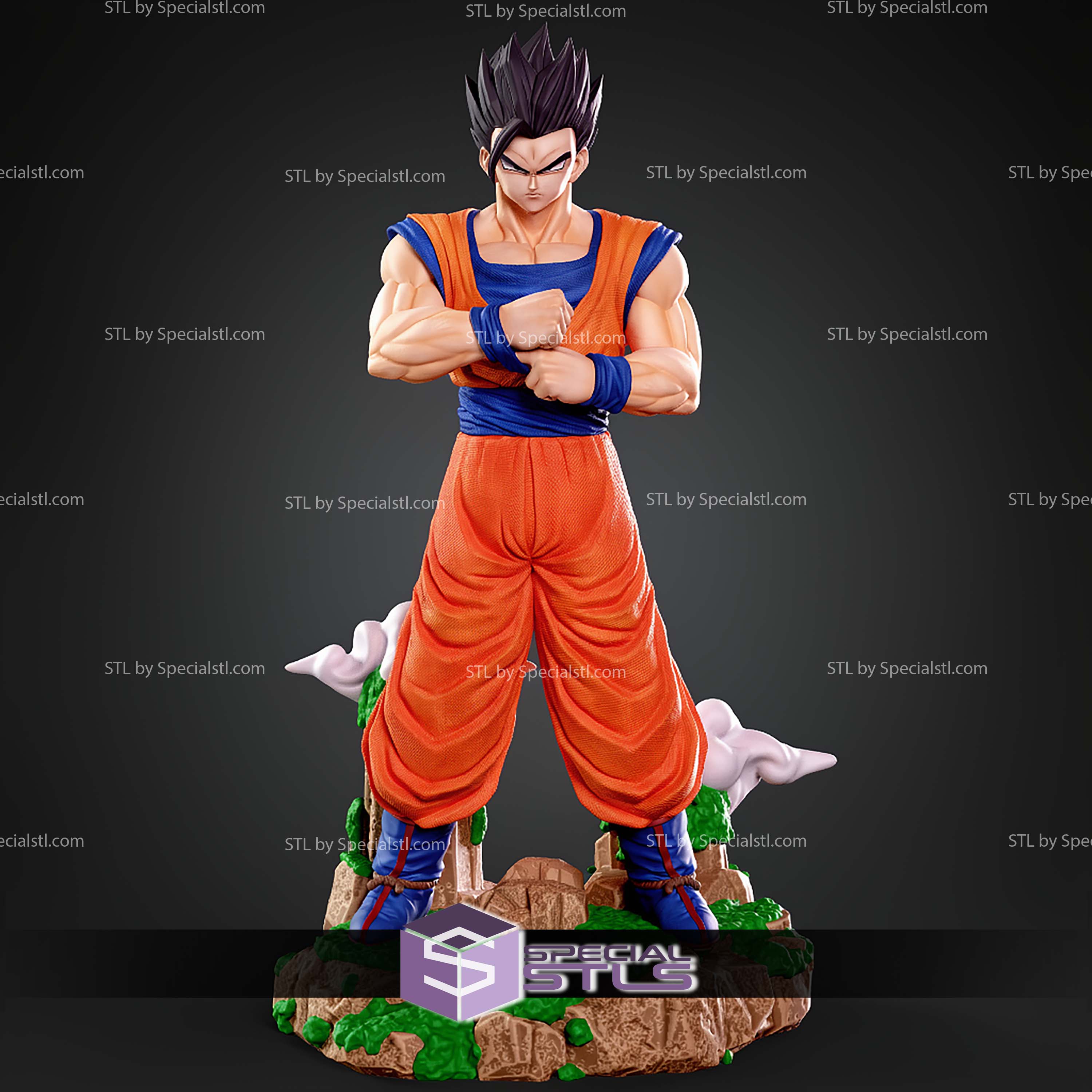Gohan Ultimate Dragon Ball Z 270mm STL Files