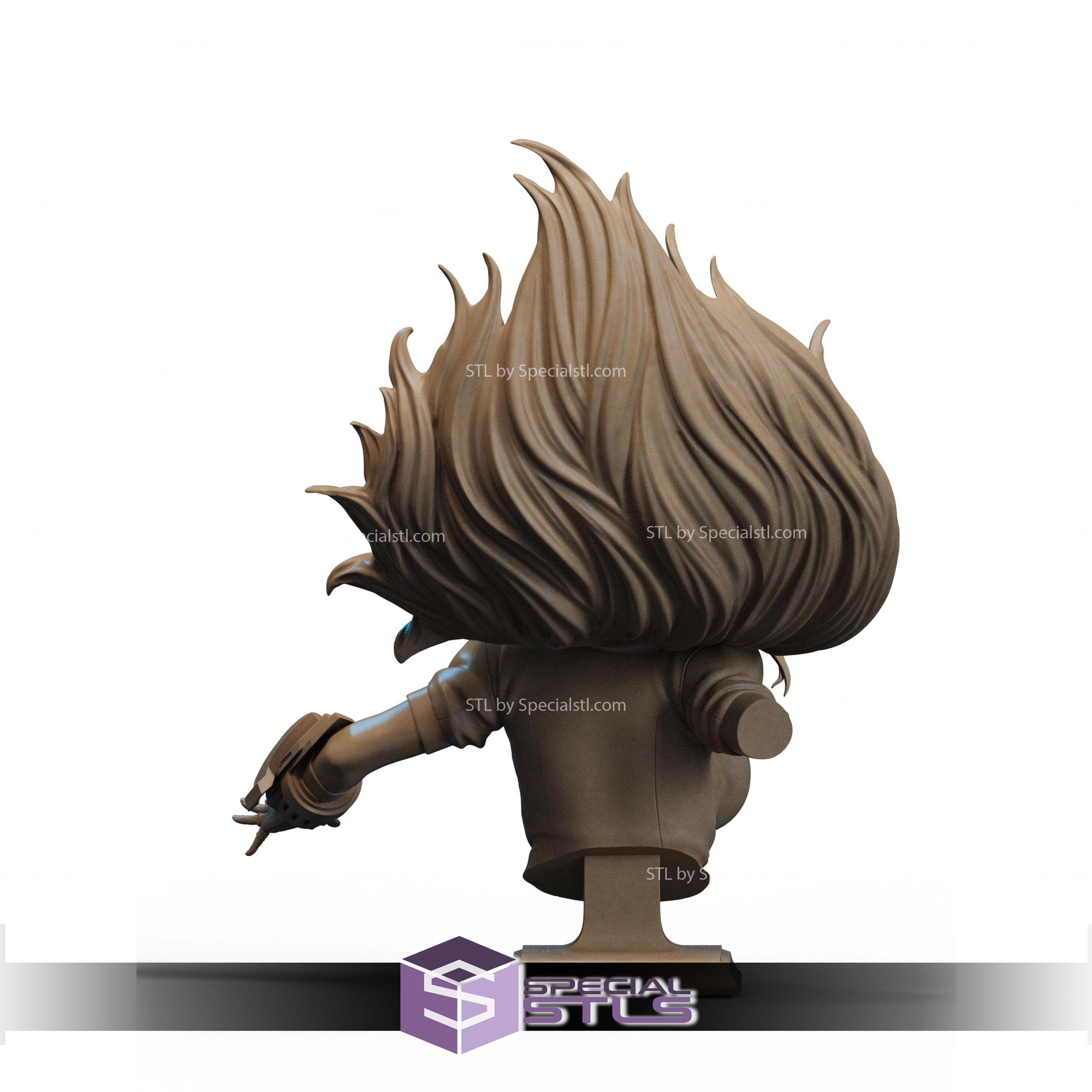 Yang Xiao Long RWBY Bust STL Files