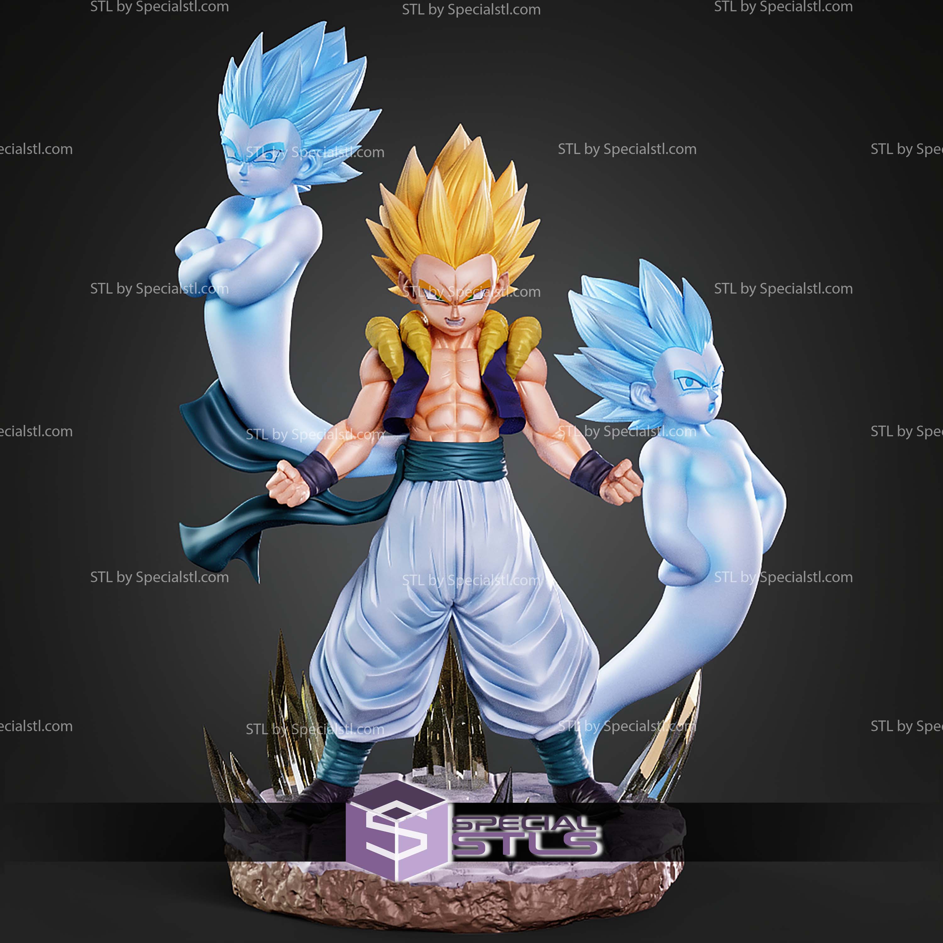 Gotenks With Ghost 220mm STL Files