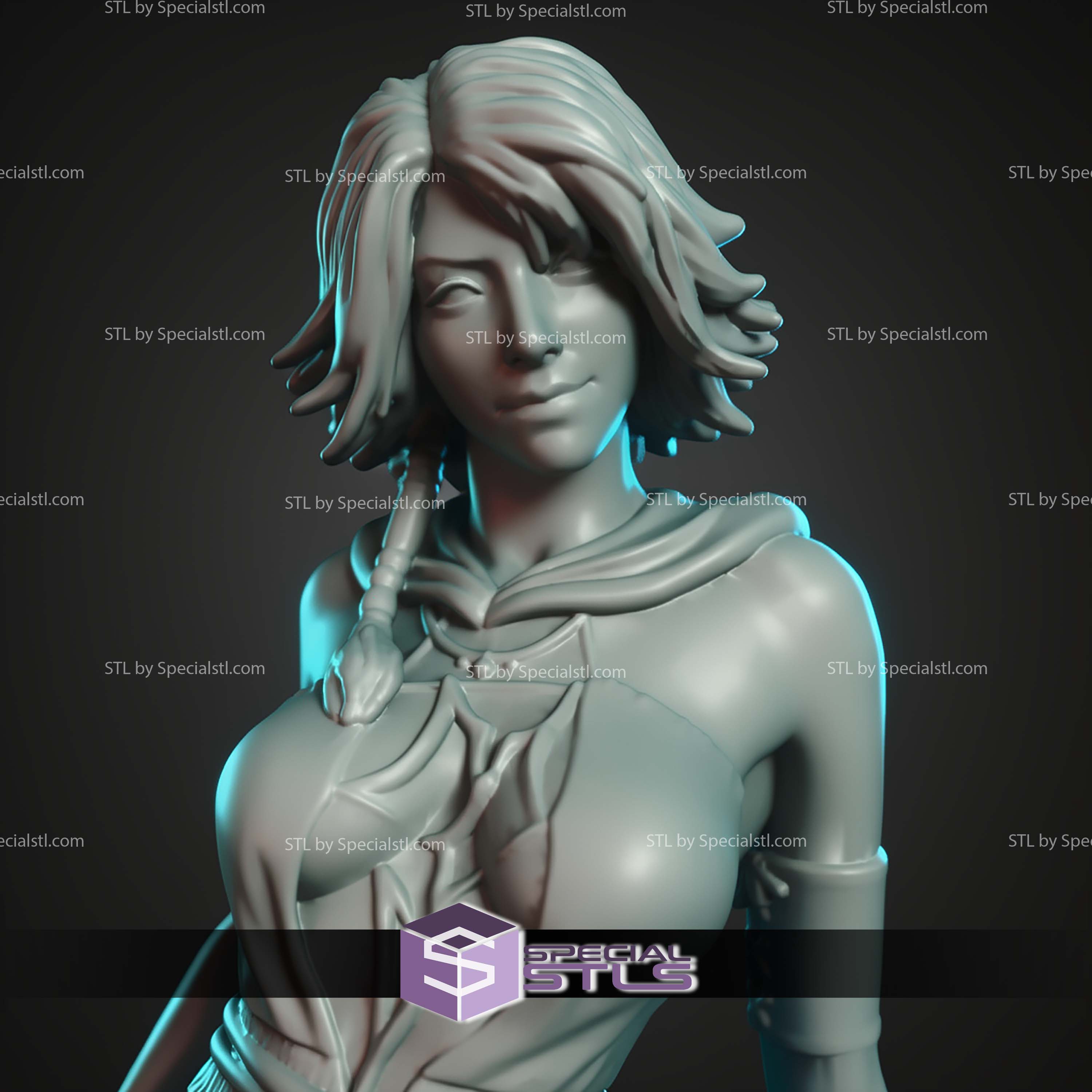 Yuna From Final Fantasy X 2 32 75mm STL Files