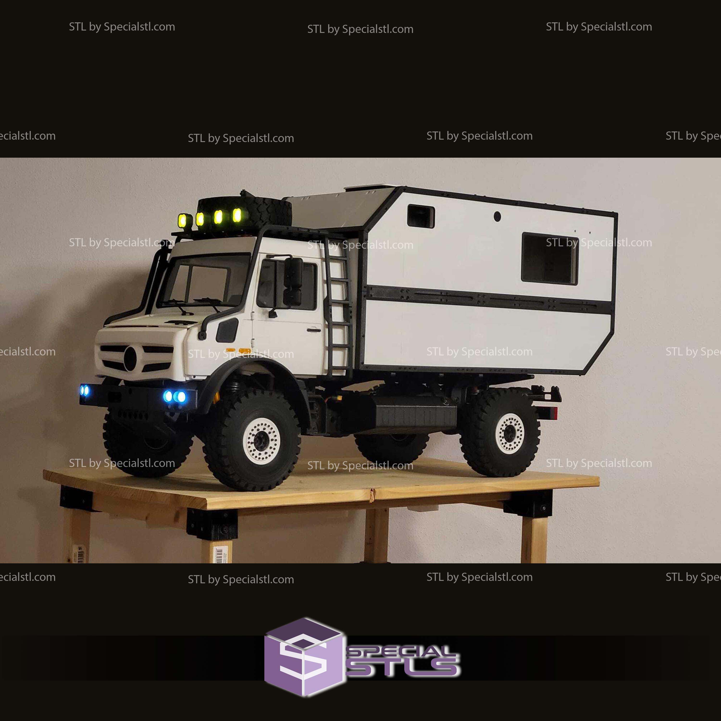 Unimog RC Truck STL Files