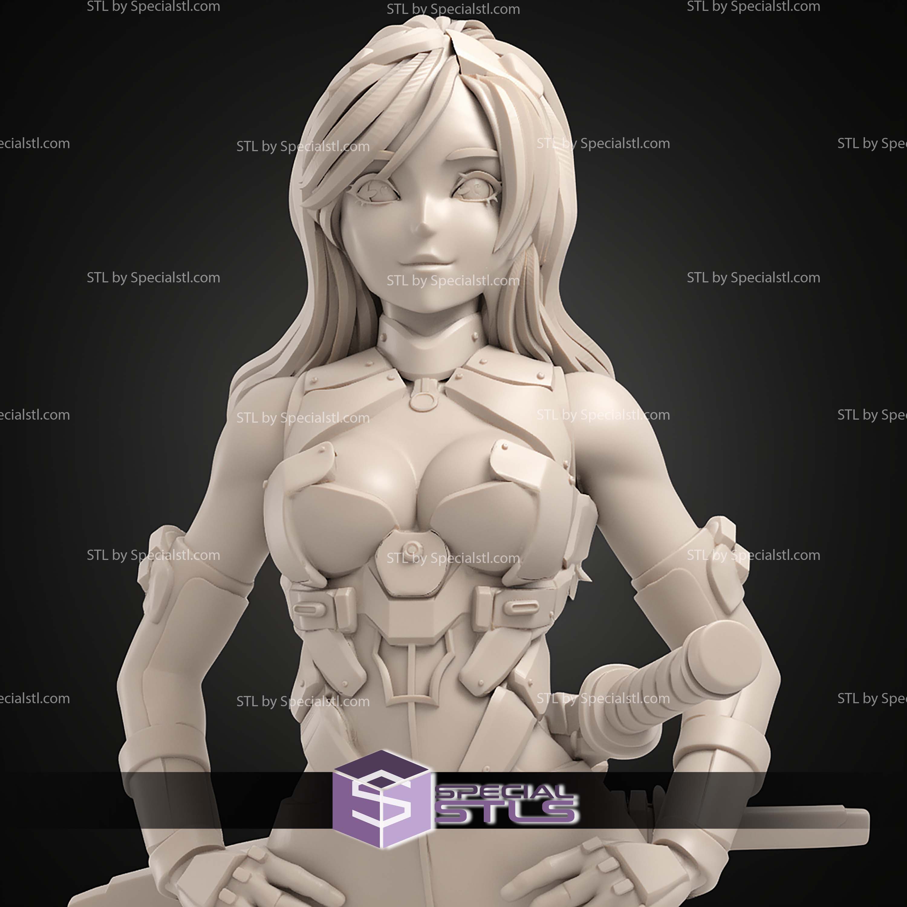 Samurai Mech Pilot STL Miniatures