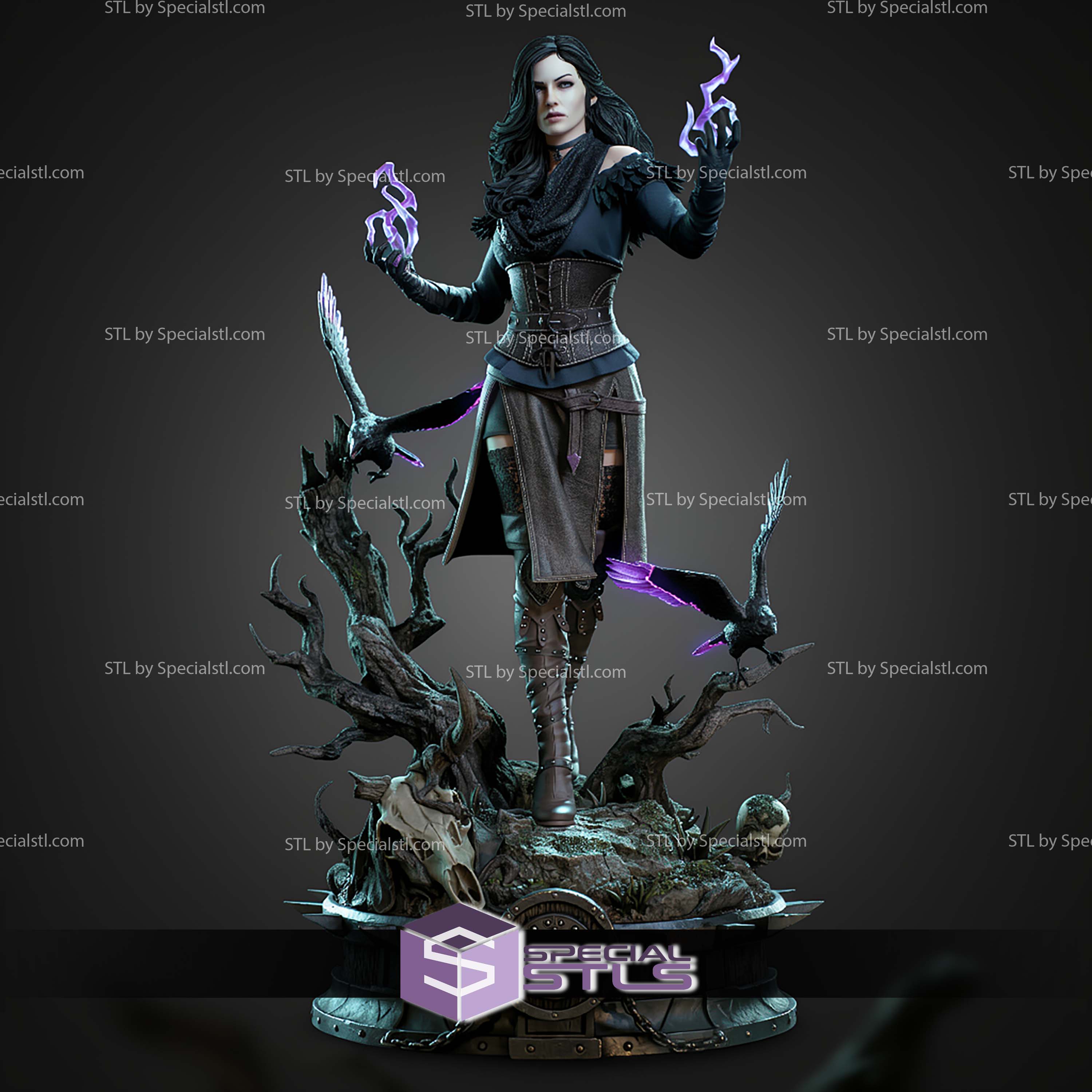 Yennefer The Witcher 404mm STL Files