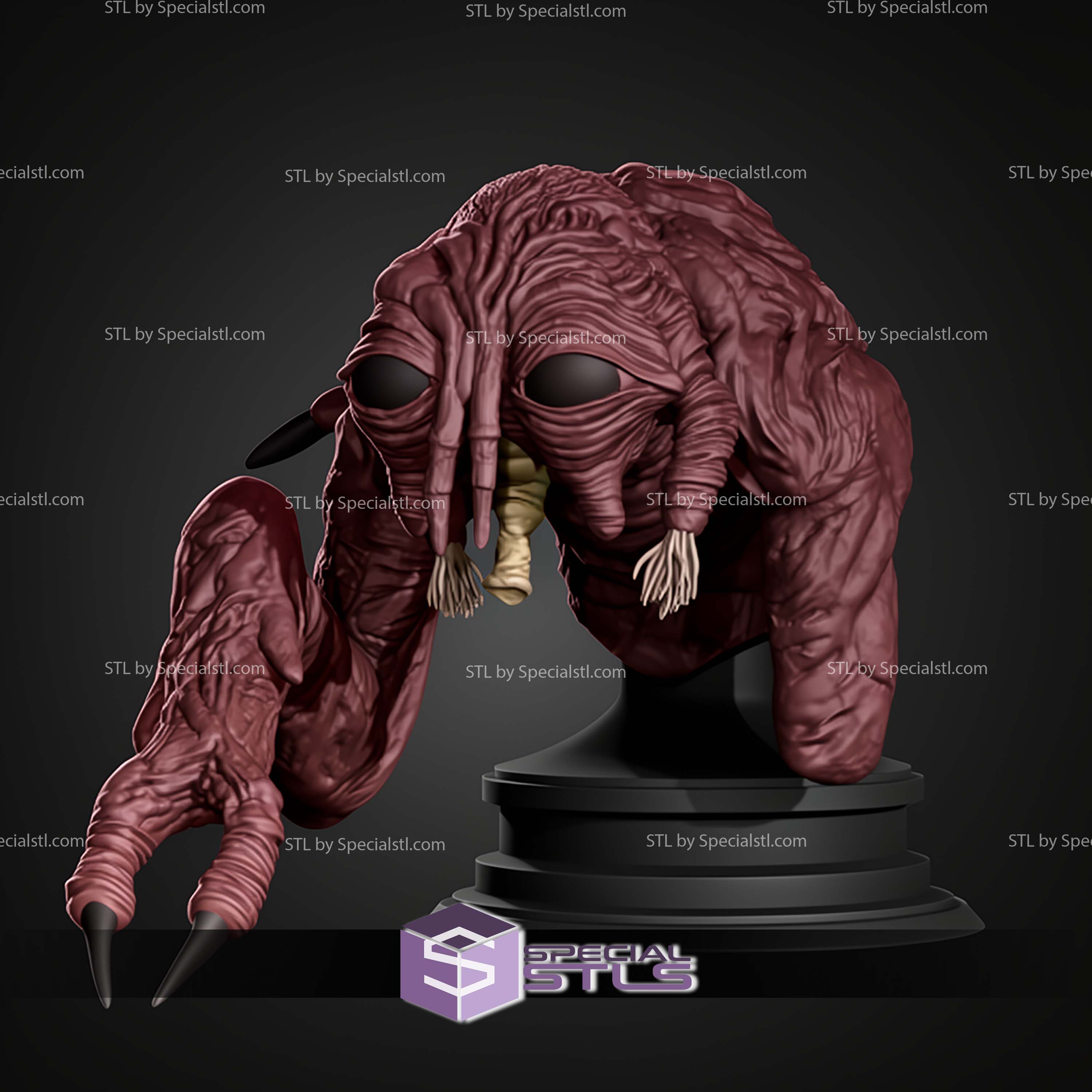 The Fly Monster Bust STL Files