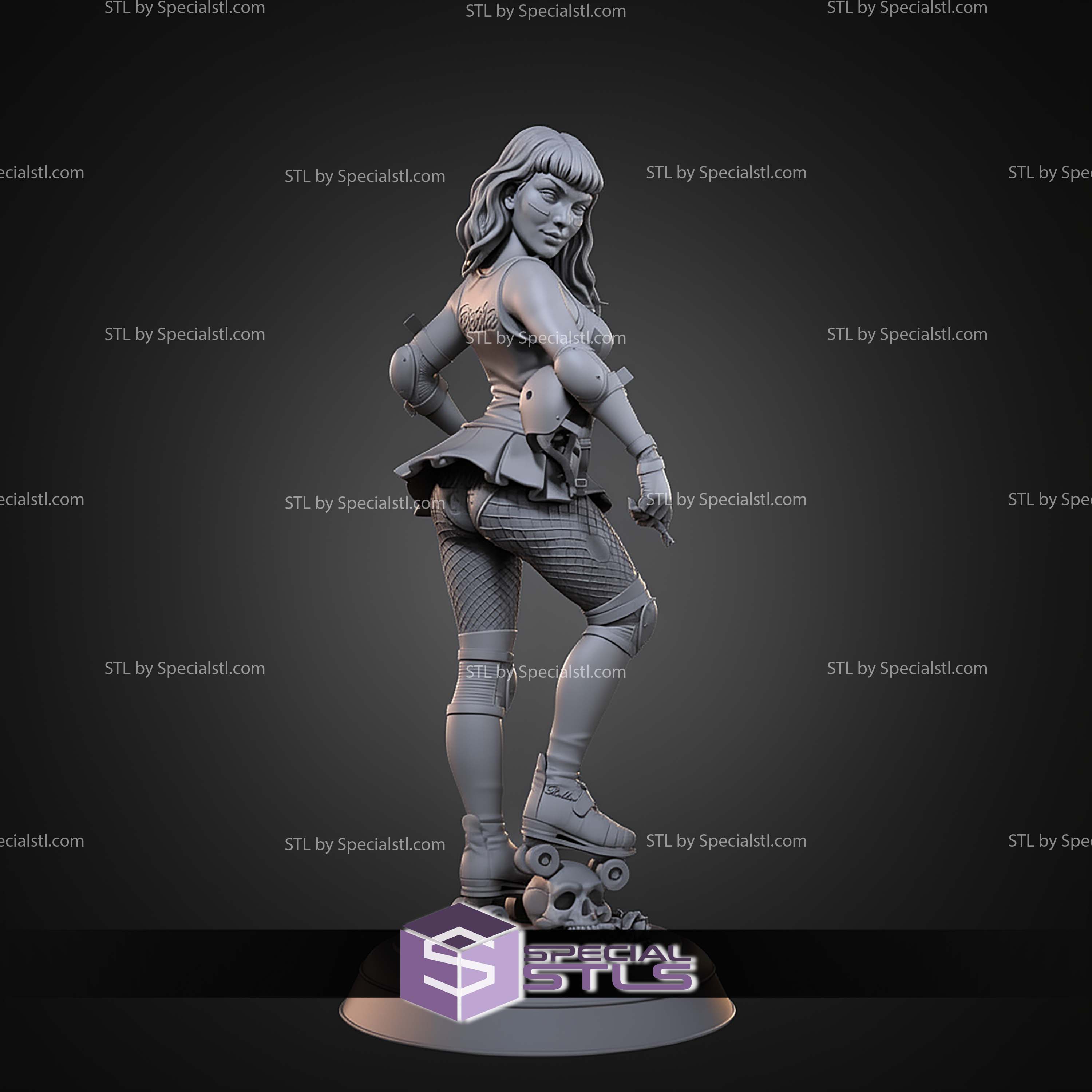 Roller Derby 75mm STL Files